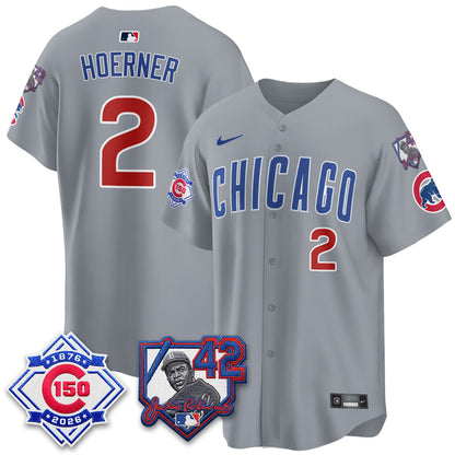 CHC 150th Anniversary & Jackie Robinson Day Patch Vapor Premier Limited Jersey - Stitched