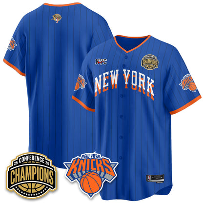 NYK 2026 NBA Finals Vapor City Edition Jersey V2- Stitched