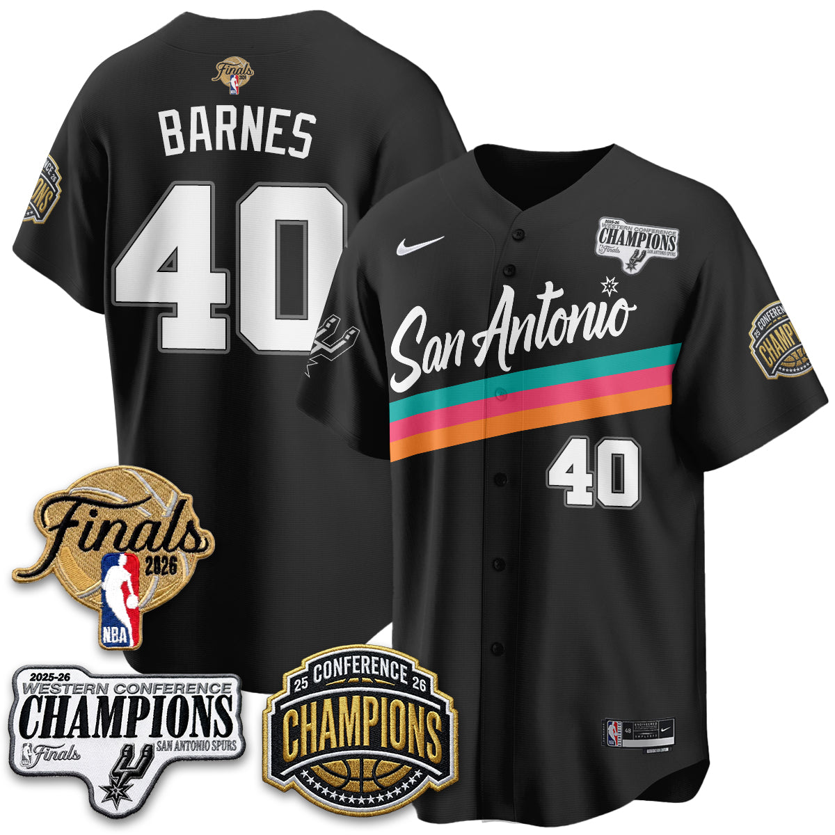 SAS 2026 Basketball Finals Vapor Jersey - Stitched