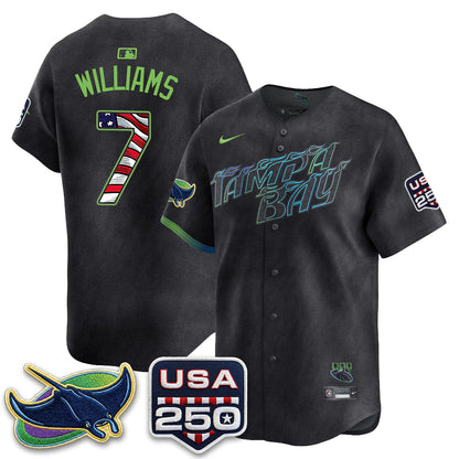TB Independence Day USA 2026 City Connect Vapor Jersey - Stitched