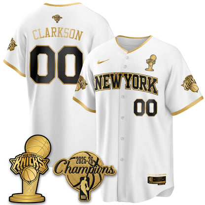 NYK 2026 NBA Champions Vapor Jersey - Stitched