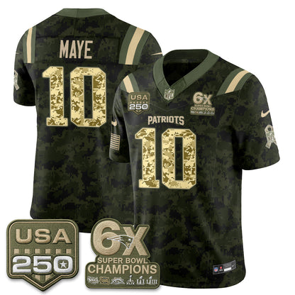 NE 2026 Salute to Service Edition Vapor Jersey - Stitched
