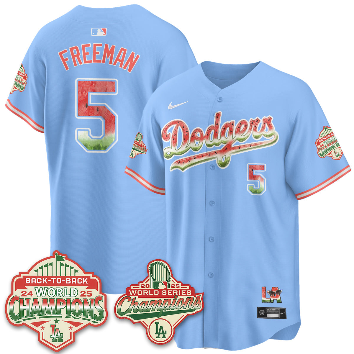 LAD National Watermelon Day Vapor Jersey - Stitched