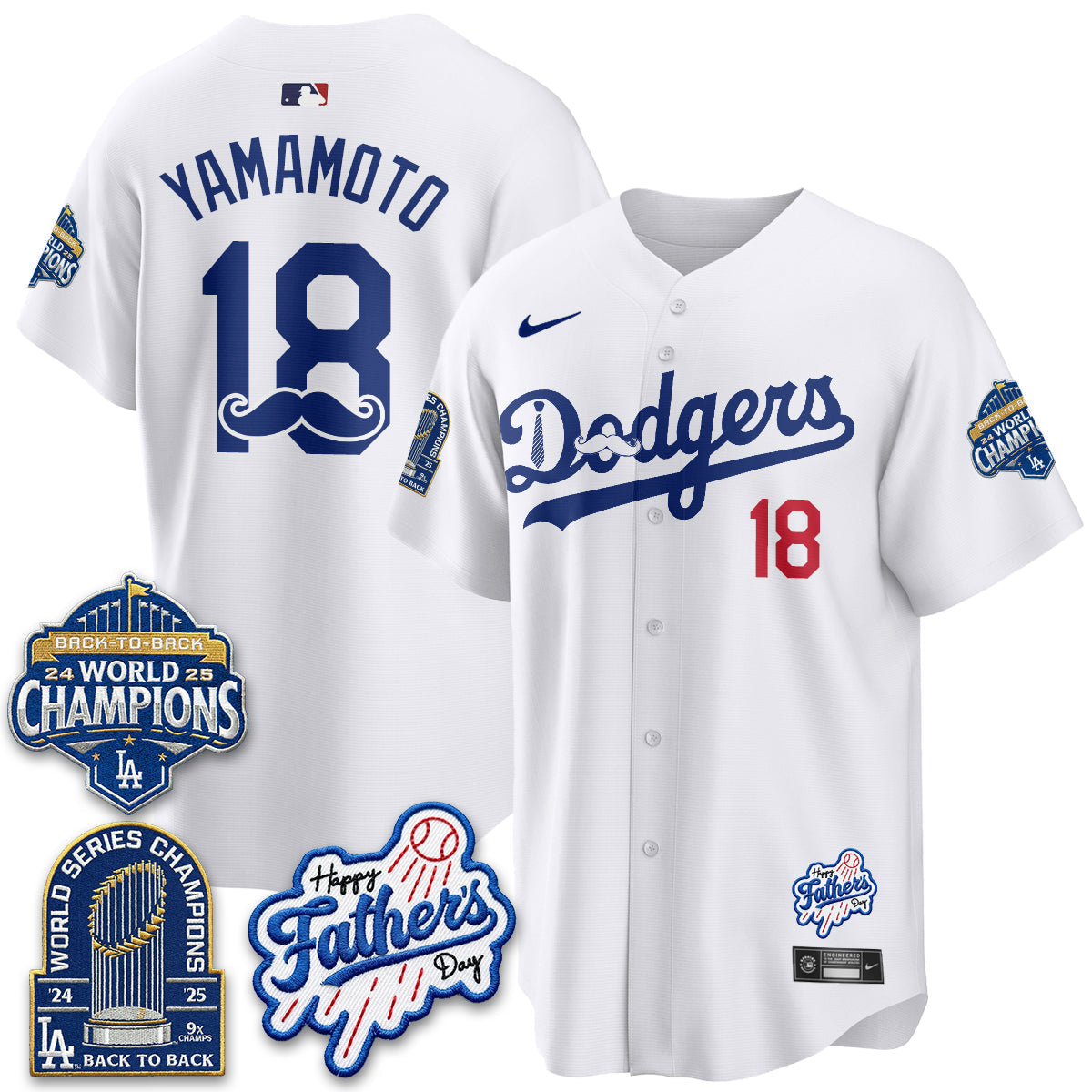 LAD Happy Father's Day 2026 Jersey - Stitched
