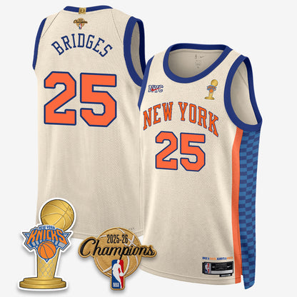 NYK 2026 Basketball Champions Vapor Jersey - Stitched