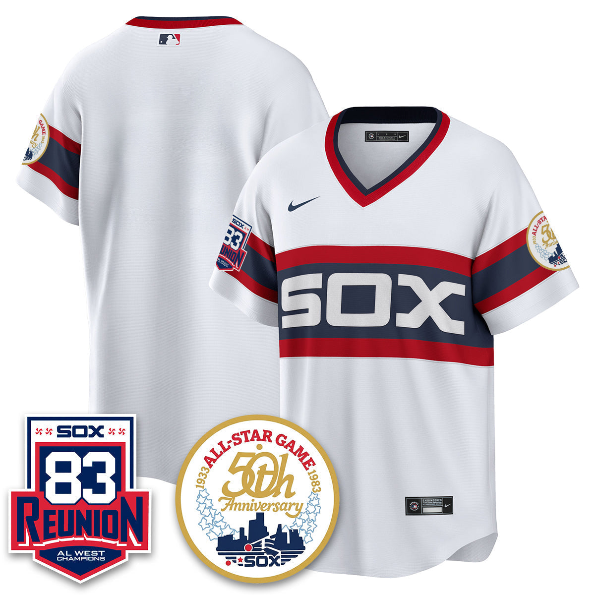 CWS Reunion All West Champions Vapor Jersey - Stitched - DTD