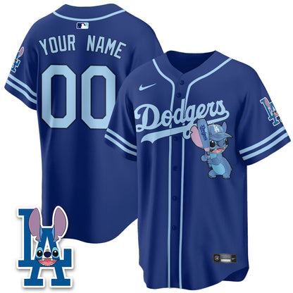 LAD x Blue Alien Edition Vapor Custom Jersey - Stitched
