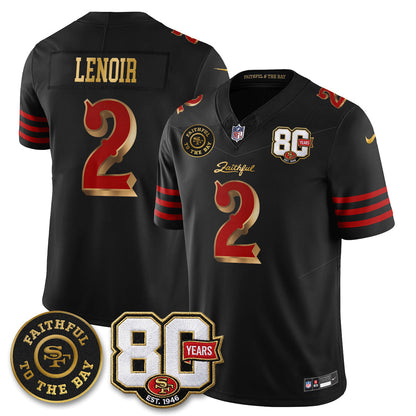 SF “Rivalries” Vapor Limited Jersey - Faithful To The Bay Patch - Stitched