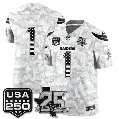 HOU 2026 Salute to Service Edition Vapor Jersey - Stitched