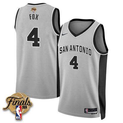SAS 2026 NBA Western Conference Champions Vapor Jersey V2- Stitched