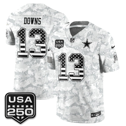 DAL 2026 Salute to Service Edition Vapor Jersey - Stitched