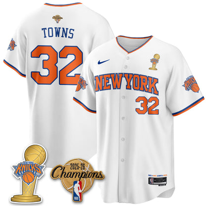 NYK 2026 NBA Champions Vapor Jersey - Stitched