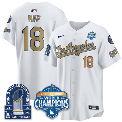 LAD Alternate Vapor Limited Jersey - 9x Champs - Stitched
