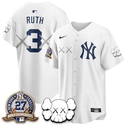 NYY x KAWS Edition Vapor Jersey - Stitched