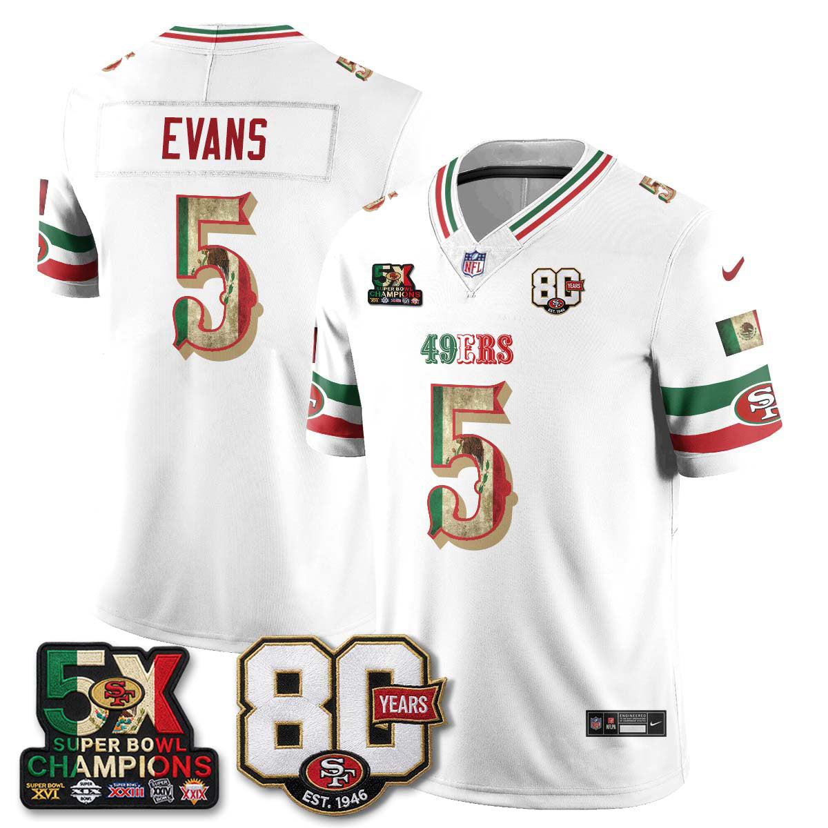 SF Mexican Edition Vapor Jersey - Stitched
