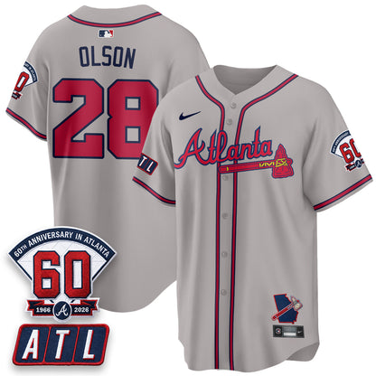 ATL 2026 60th Anniversary Vapor Limited Jersey - Stitched