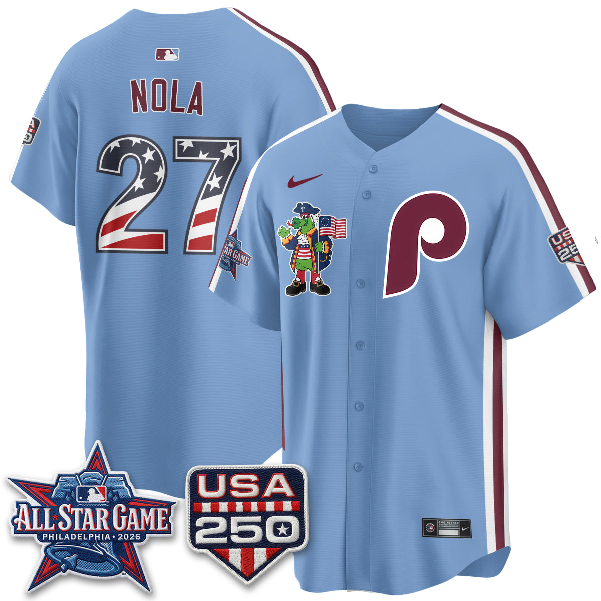 PHI 2026 All Star Phanatic Edition Vapor Jersey - Stitched