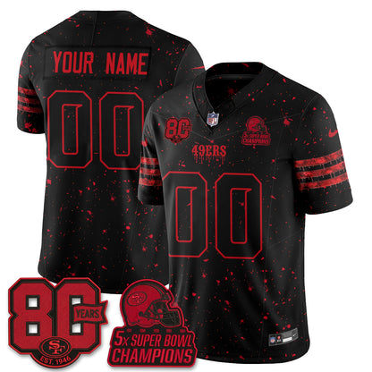SF Slasher Edition Vapor Custom Jersey - Stitched