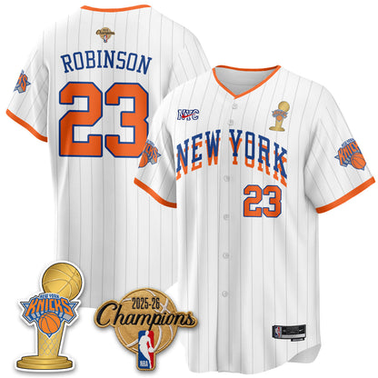 NYK 2026 NBA Champions Vapor Jersey - Stitched