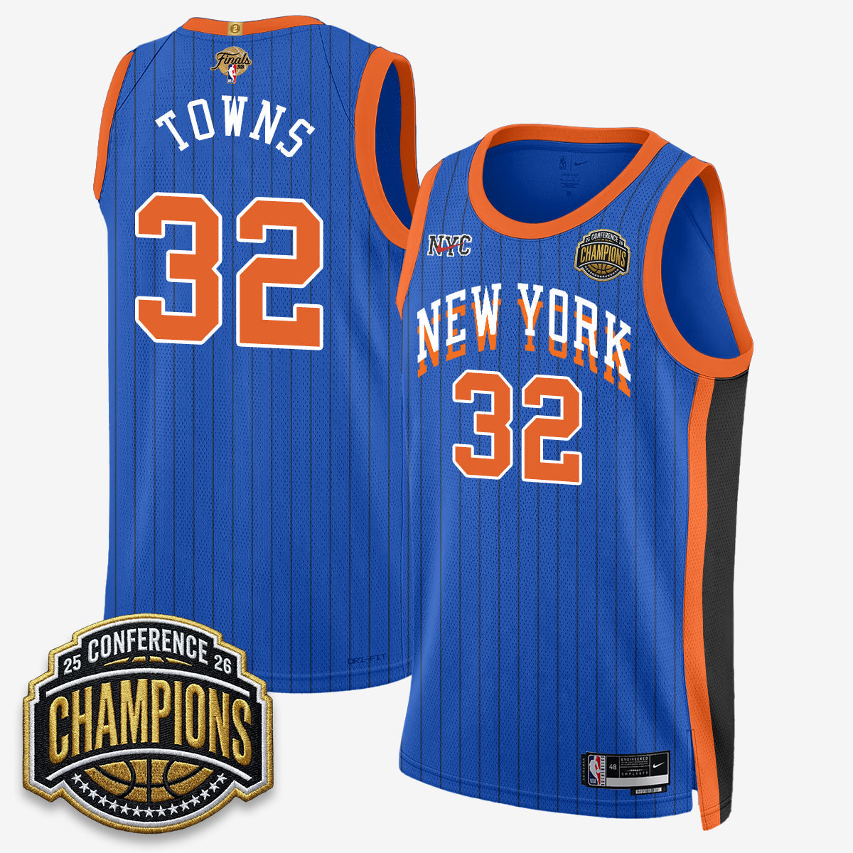 NYK 2026 NBA Finals City Edition Jersey V3- Stitched