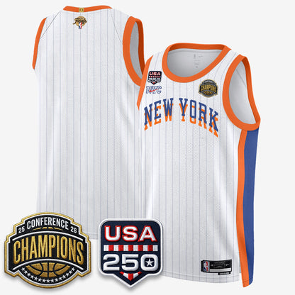 NYK 2026 NBA Eastern Conference Champions City Edition Jersey V2- Stitched