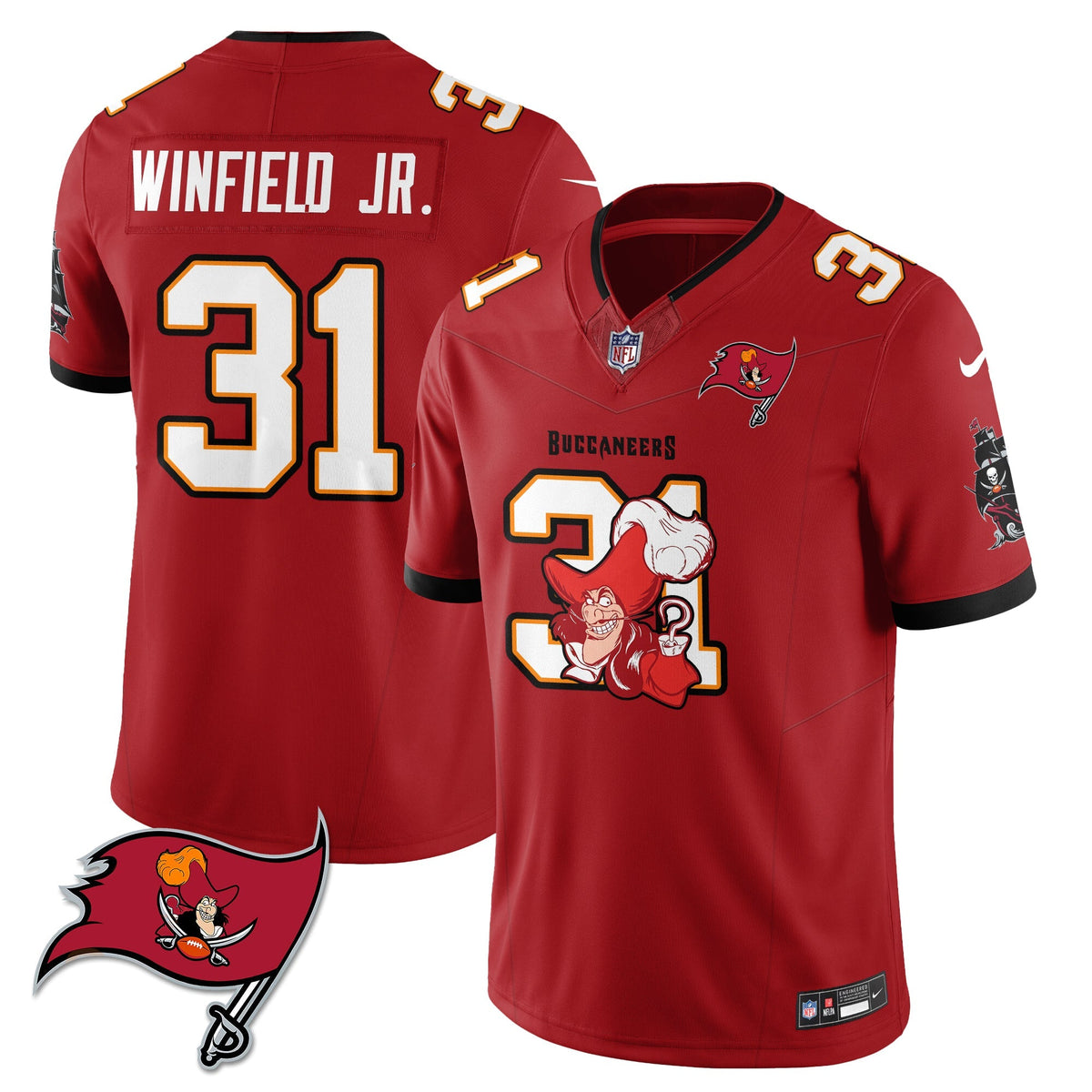 TB x Red Coat Captain Edition Vapor Jersey - Stitched