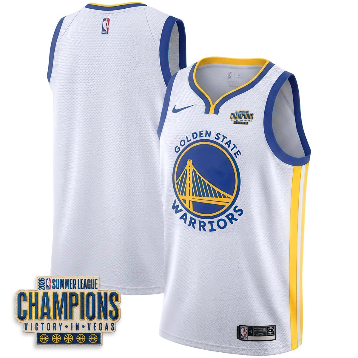 GSW 2026 Summer League Vapor Jersey - Stitched