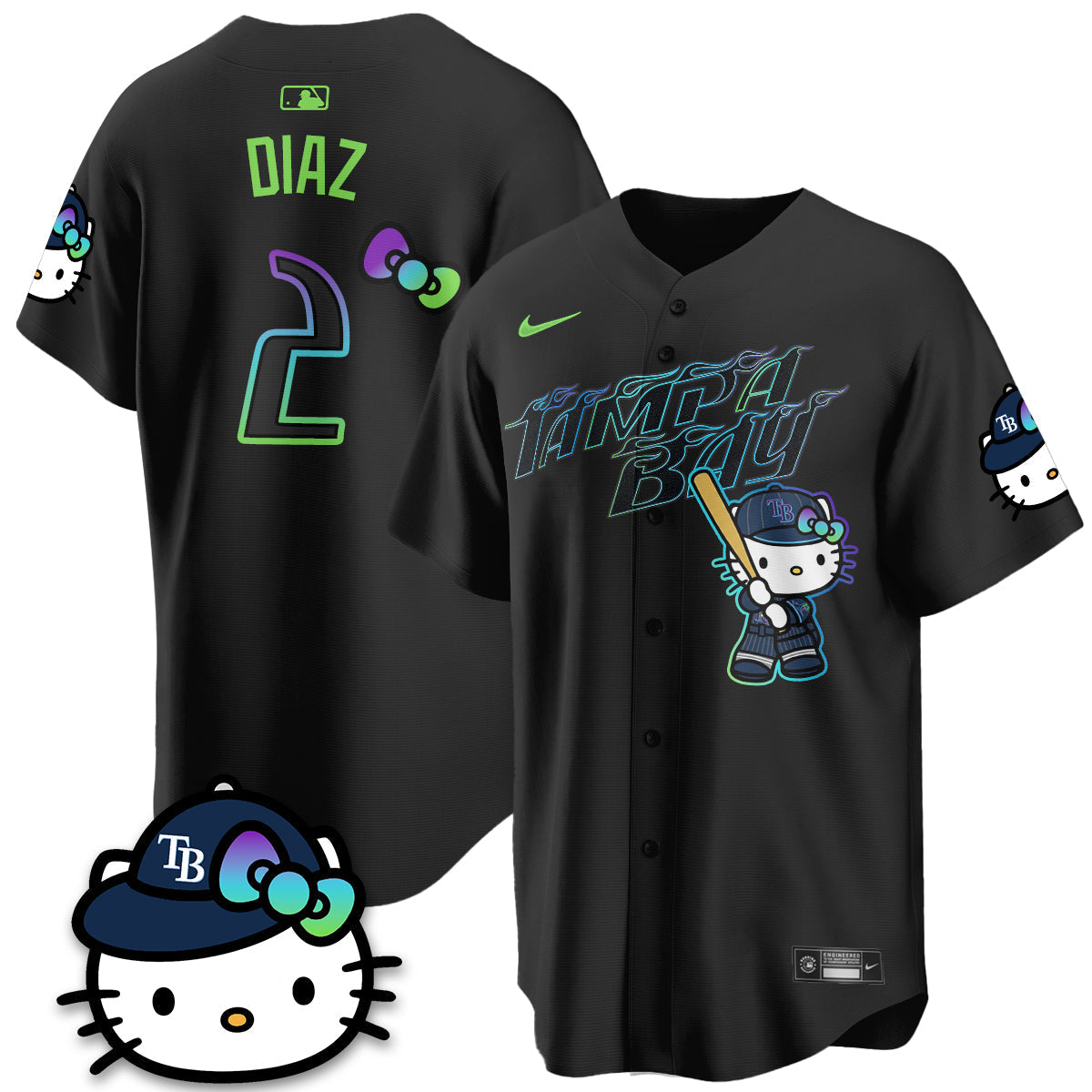 TB x Meow KT City Connect Vapor Jersey - Stitched