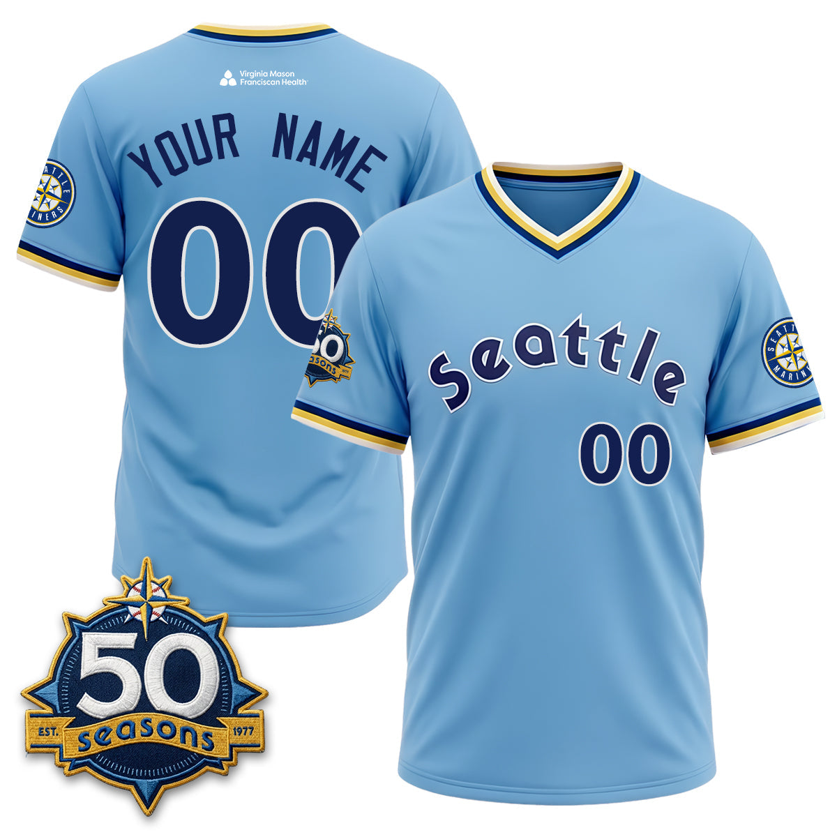 SEA "Legacy Edition" Vapor Custom Jersey - Stitched