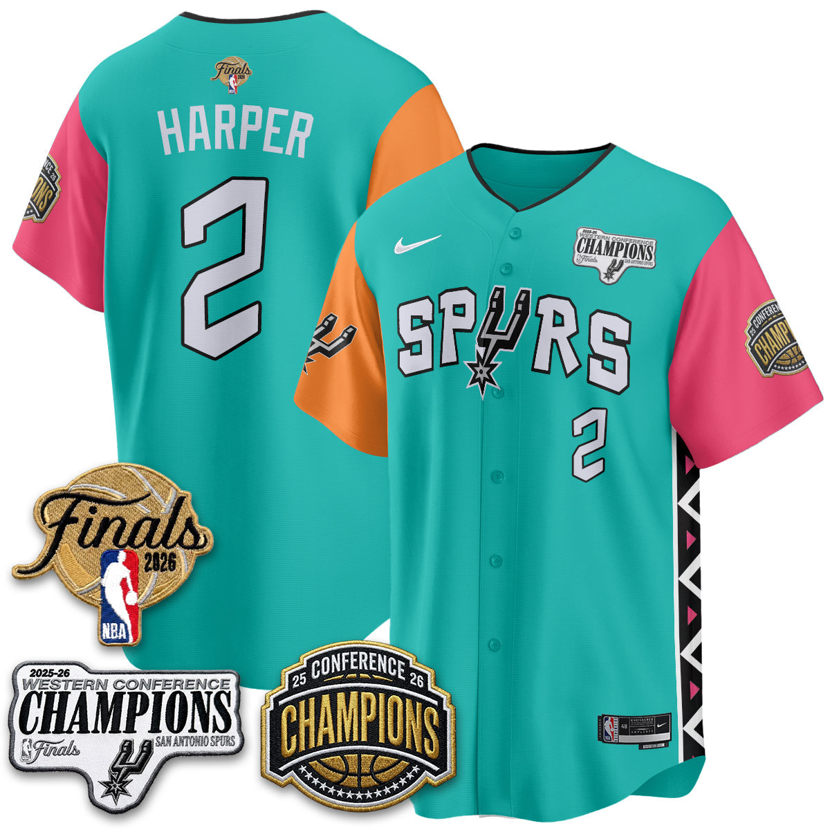 SAS 2026 Basketball Finals Vapor Jersey - Stitched