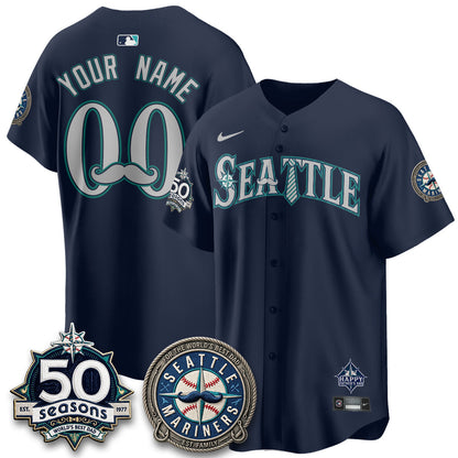 SEA Happy Father's Day Vapor Custom Jersey - Stitched