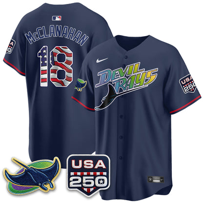 TB Independence Day USA 2026 City Connect Vapor Jersey - Stitched