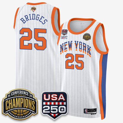 NYK 2026 NBA Eastern Conference Champions City Edition Jersey - Stitched