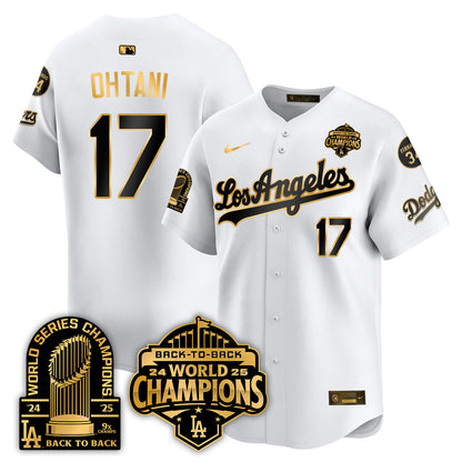 LAD Alternate Vapor Limited Jersey - 9x Champs - Stitched