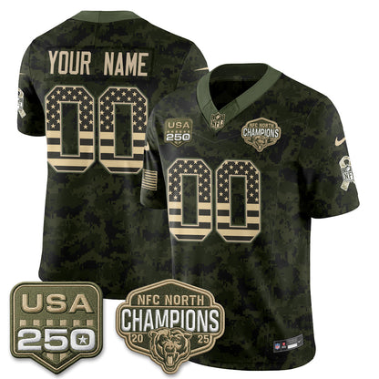CHI 2026 Salute to Service Edition Vapor Custom Jersey - Stitched