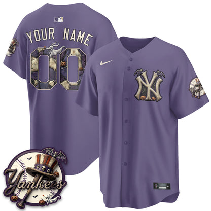 NYY Nightmare Edition Vapor Custom Jersey - Printed