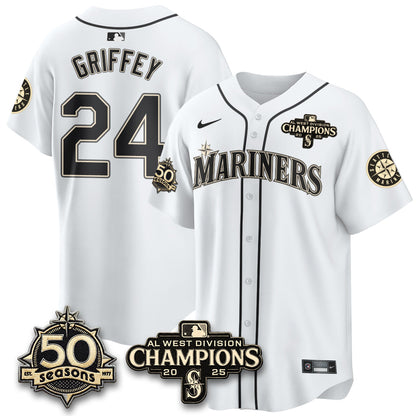 SEA Vapor Premier Limited Jersey - 50th Anniversary & AL West Division Champions - Steelheads Community Funds - Stitched