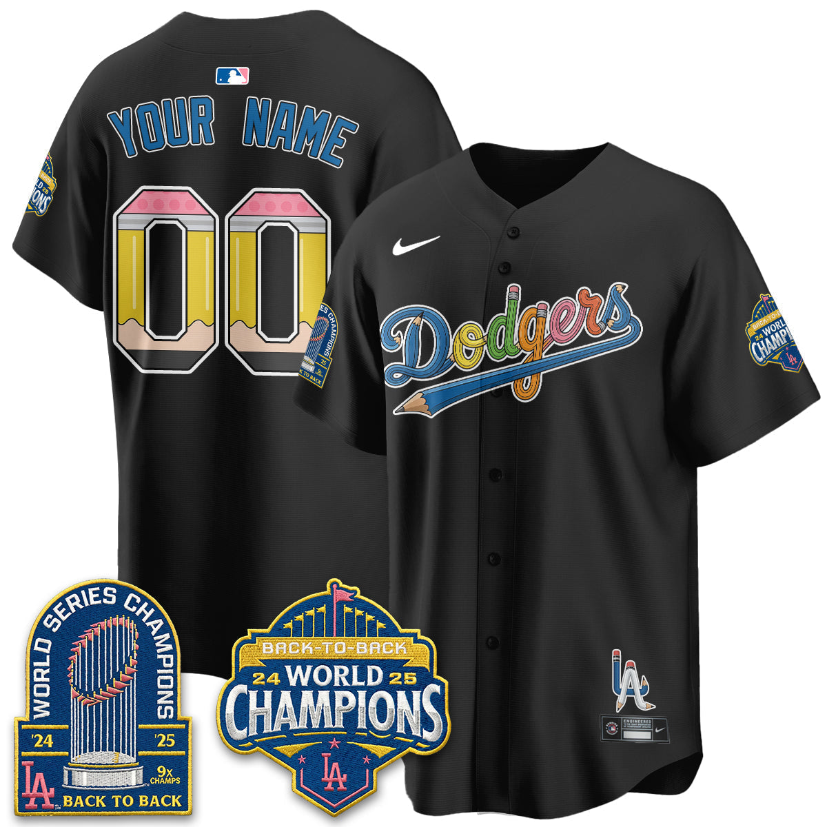 LAD x Back to School Style Vapor Custom Jersey - Stitched