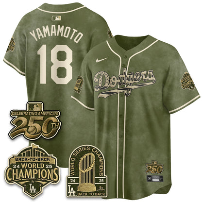 LAD New Era Olive 2026 Armed Forces Day Jersey -Stitched V2