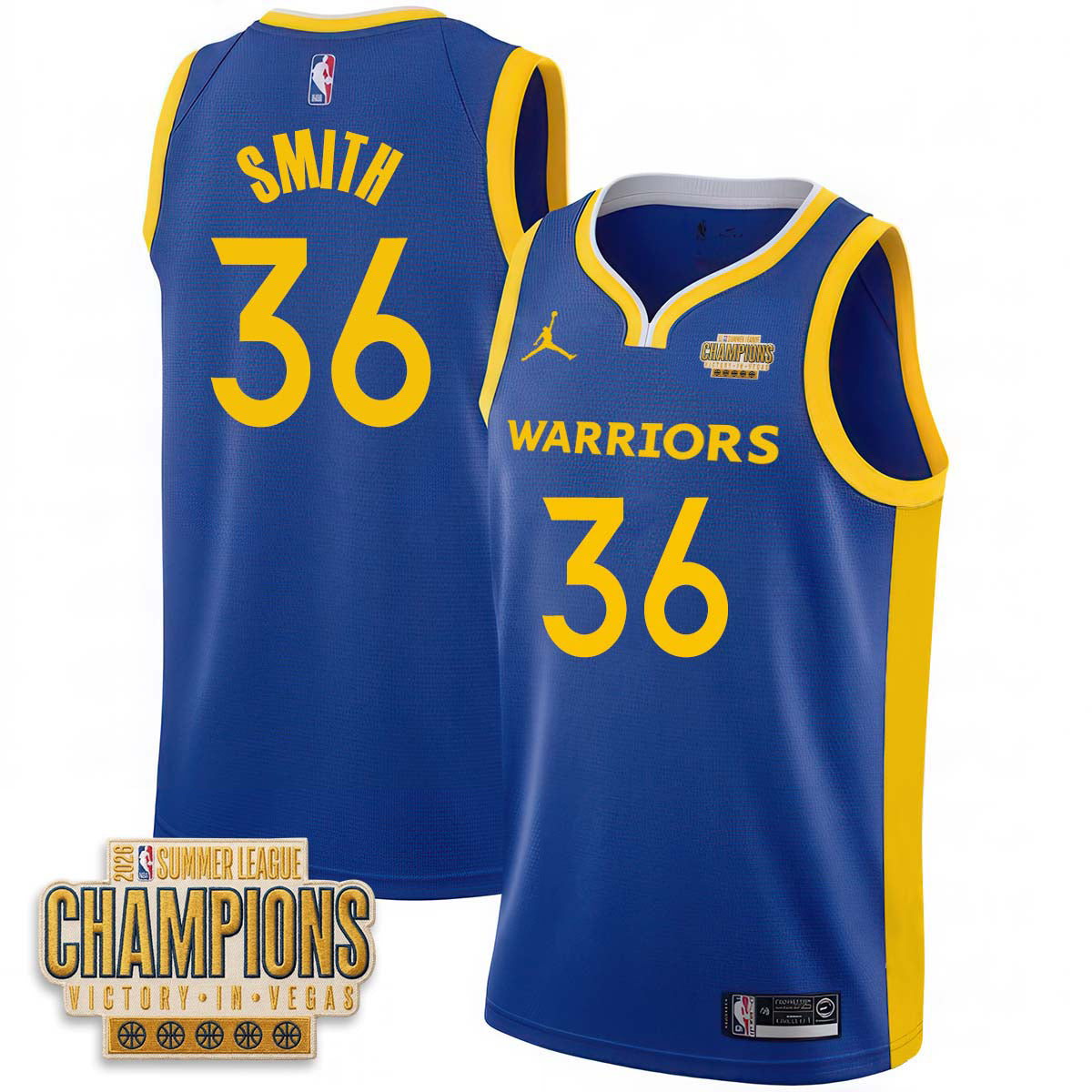 GSW 2026 Summer League Vapor Jersey - Stitched