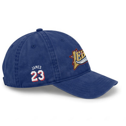 PHI LeBron James #23 Wash Hat - Embroidered