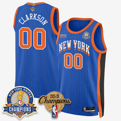 NYK 2026 Basketball Champions Special Edition Vapor Jersey V2- Stitched
