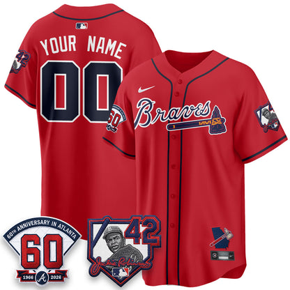 ATL 2026 Jackie Robinson Day Vapor Limited Custom Jersey - Stitched