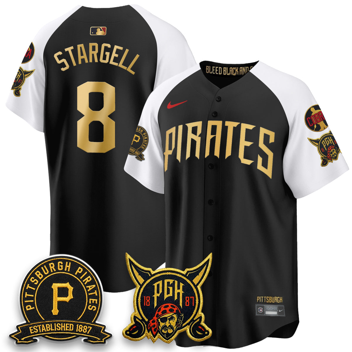 PIT Vapor Limited Jersey - Cobra & Est 1887 Patch - Stitched