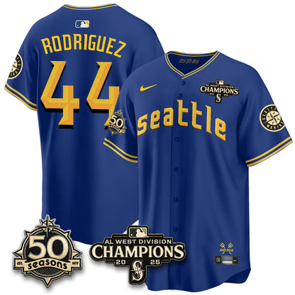 SEA Vapor Premier Limited Jersey - 50th Anniversary & AL West Division Champions - Steelheads Community Funds - Stitched