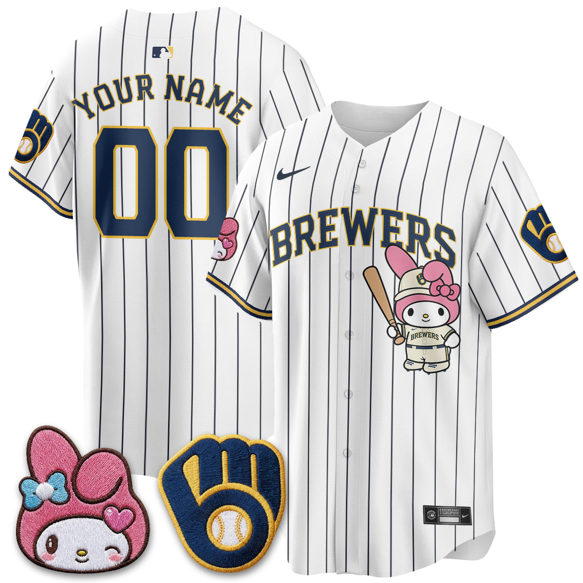 MIL x Pink Sanrio Friend Edition Vapor Custom Jersey - Stitched
