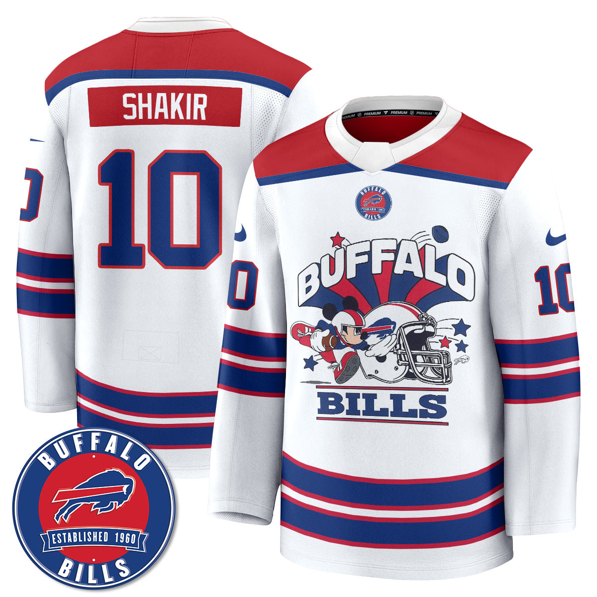 BUF x Cartoon Mouse Edition Hockey Jersey - Printed