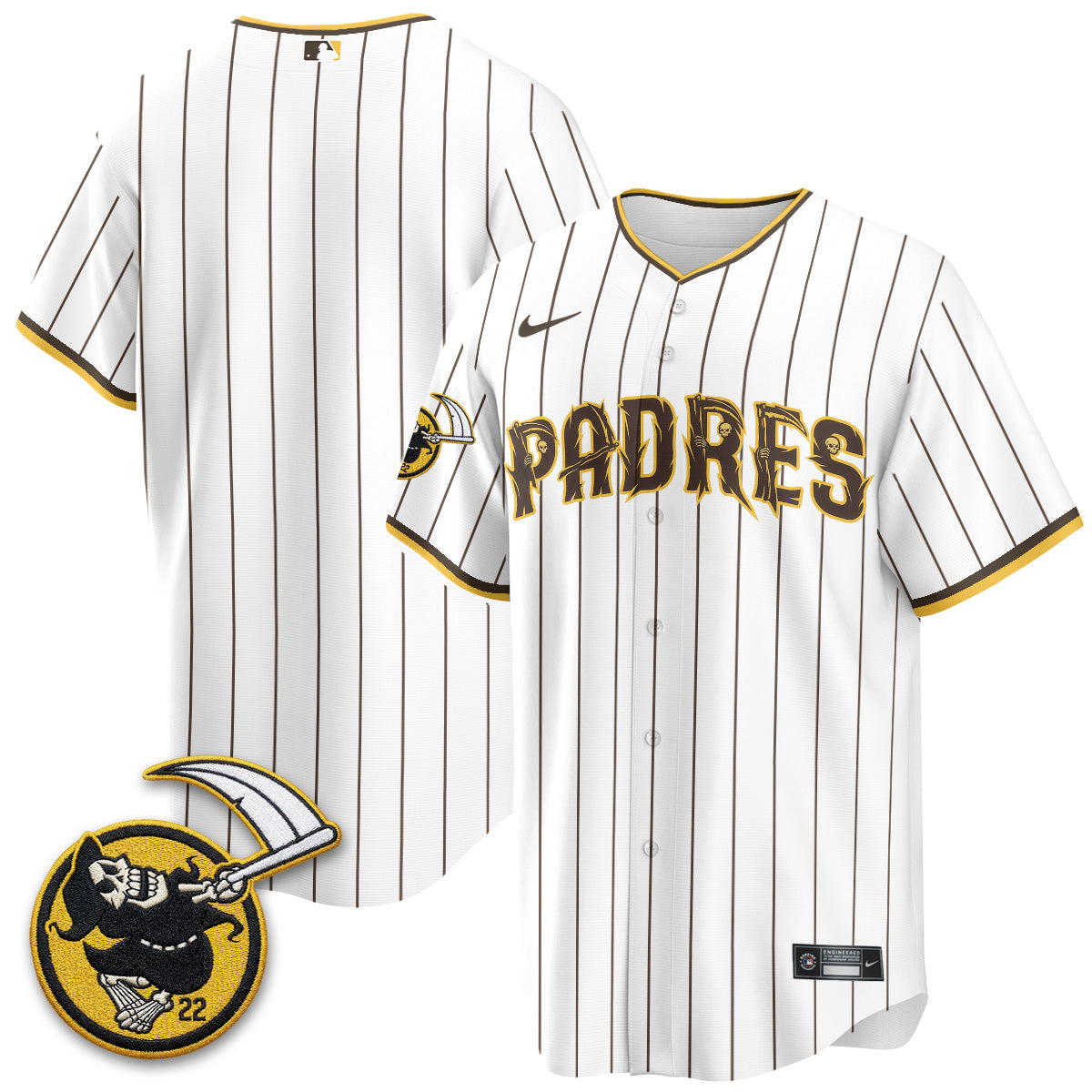 SD x Grim Reaper Vapor Jersey - Stitched