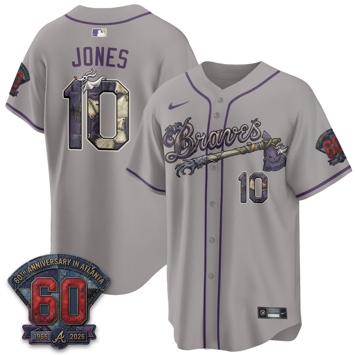 ATL Nightmare Edition Vapor Jersey - Stitched-NQD