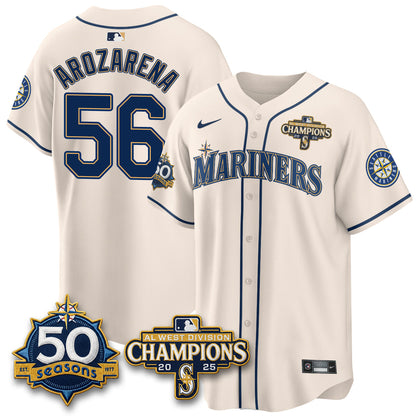 SEA Vapor Premier Limited Jersey - 50th Anniversary & AL West Division Champions - Steelheads Community Funds - Stitched